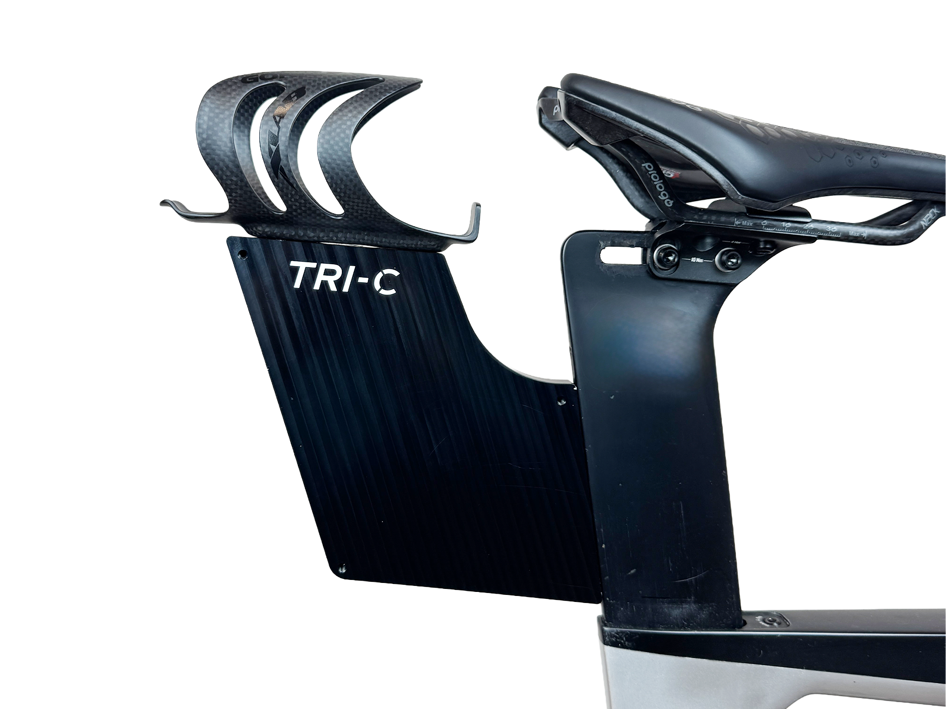 fahrradsattel weiter nach hinten versetzen TRI-C AeroFinne 2.0 (Flasche hinter Sattel)