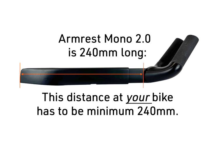 Mono Armschale 2.0 Canyon Speedmax CFR / SLX (Upgrade Komfort und Aero)