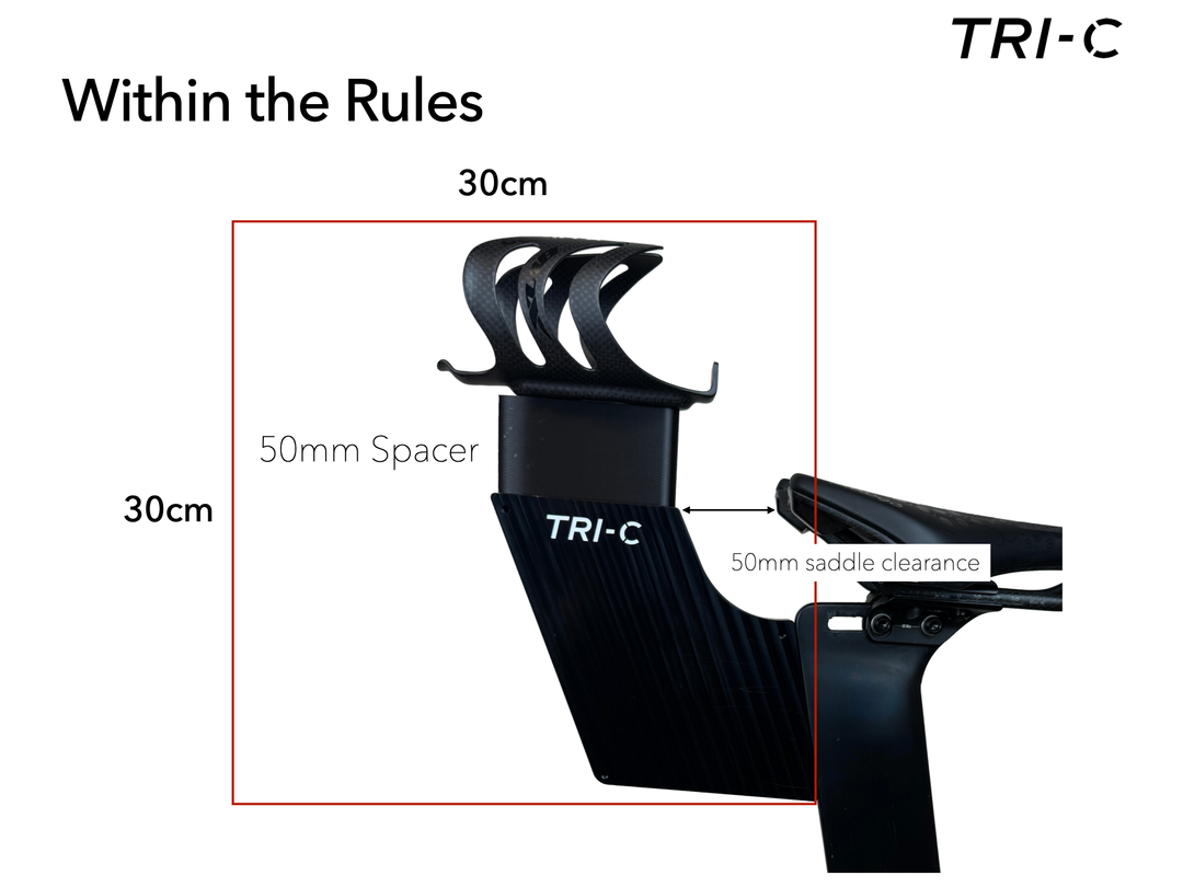 TRI-C AeroFinne 2.0 (Flasche hinter Sattel)