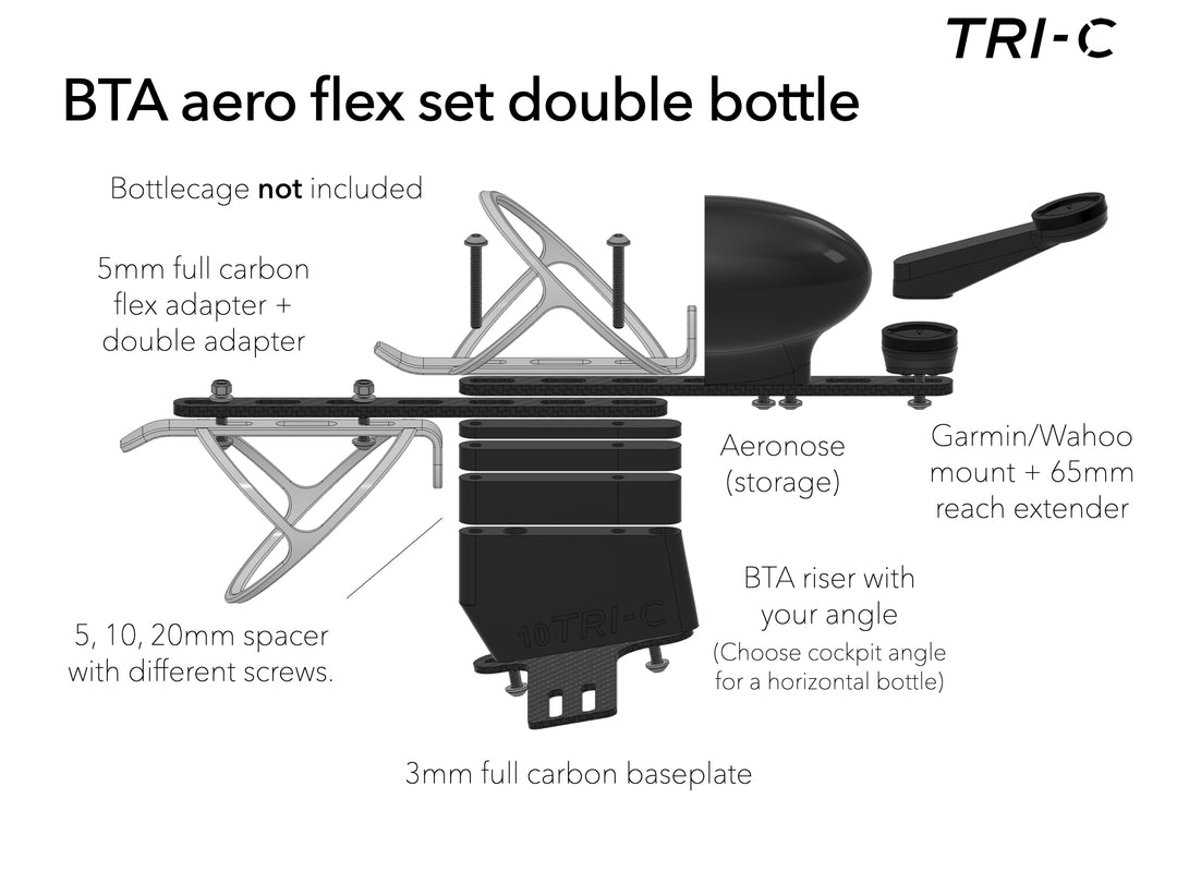 BTA Aero Flex Set Double Bottle