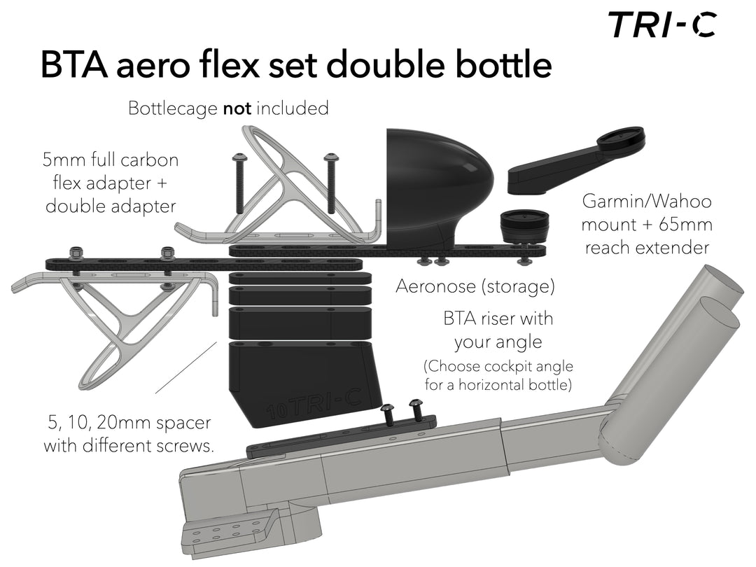 BTA Aero Flex Set Double Bottle