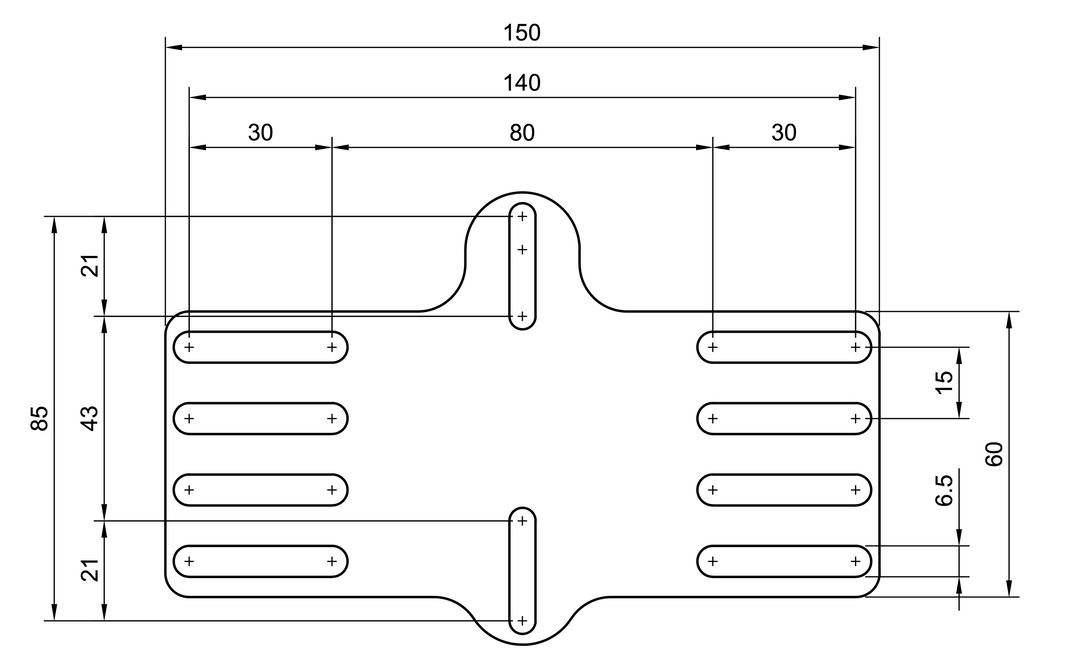 Carbon Platte für TT Fahrrad