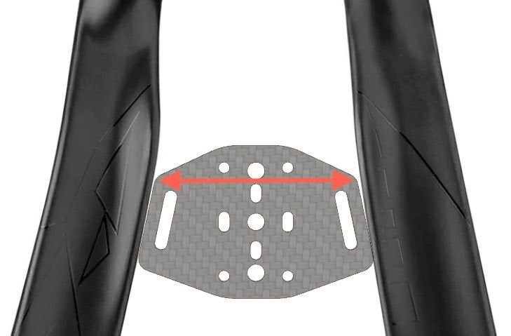 ASC 43 Tacho-Halterung Carbon