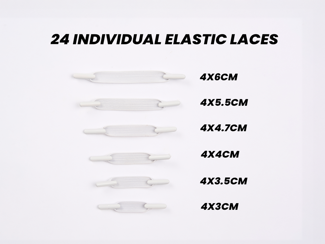 Suspense Elastische Schnürsenkel Weiß