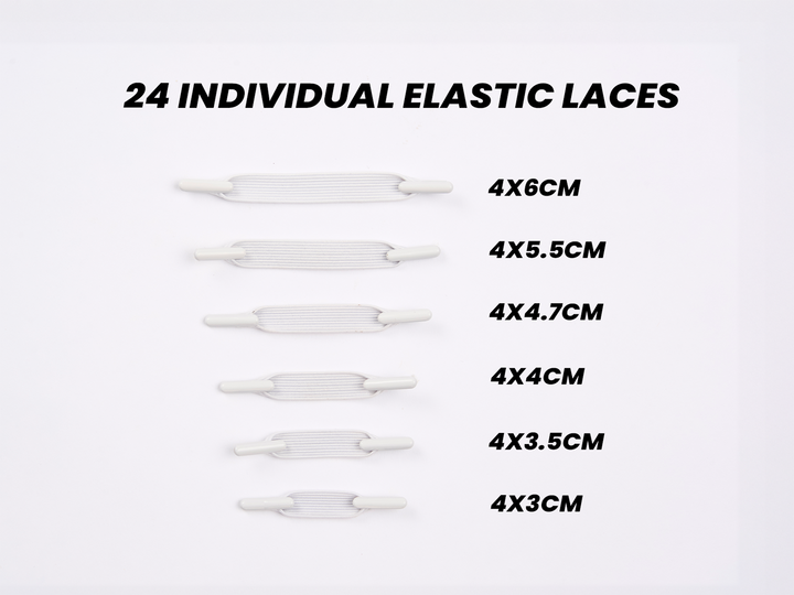 Suspense Elastische Schnürsenkel Weiß