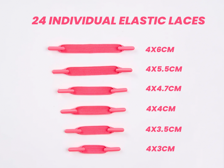 Suspense Elastische Schnürsenkel Pink