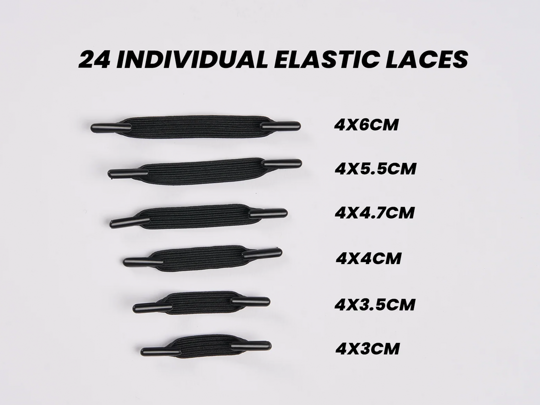 Suspense Elastische Schnürsenkel schwarz