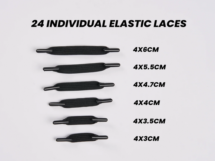 Suspense Elastische Schnürsenkel schwarz